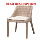 Lara Grey Rattan Dining Chair