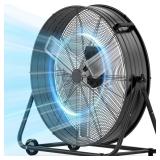 30" Industrial Drum Fan, 13000 CFM, 3-Speed