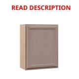 Unfinished 24W x 12D x 30H Wall Cabinet