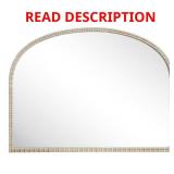 Gold 32"W x 24"H Vintage Arched Mirror