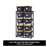 Husky 10-Tote Metal Storage Rack