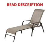 StyleWell Sling Stack Chaise Lounge-Riverbed