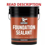 Liquid Rubber Concrete Sealant, 640 oz, Black