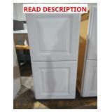 30" x 13" x 15" White Wall Cabinet