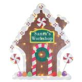 42 in. Pre-Lit Gingerbread House