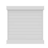 Privacy vinyl fence panel (unassembled)
