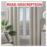 Fairfax Ivory 38x84 Blackout Curtain