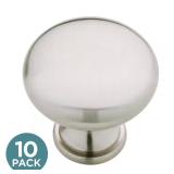 Garrett Satin Nickel Round Cabinet Knobs (10)