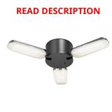 Black LED Garage Shop Light