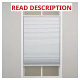 White Cordless Top-Down Shades 33.5x64