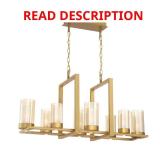 Samantha 60W 8-Light LED Brass Chandelier