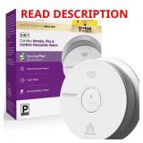 Hardwired 10-Year CO Detector with Voice Alert