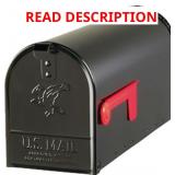 Gibraltar E1100BAM Elite Mailbox, Medium Black