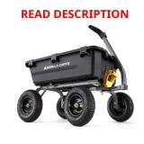 7 cu. ft. Poly Yard Dump Cart