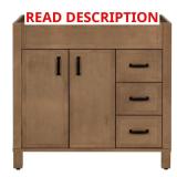 Winsome 36 in. Bath Vanity Cabinet, Sand