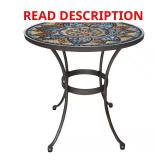 Mix & Match 28 in. Metal/Glass Table