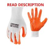 Large Nitrile Coated Work Gloves