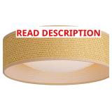 CALOKES 13" LED Woven Ceiling Light