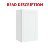 Courtland 18x12x30 Wall Cabinet, Polar White