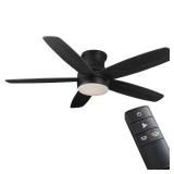 Ashby Park 52" White LED Ceiling Fan