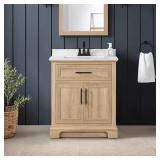 Doveton 30" Bath Vanity with Marble Top