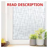 Retro Frost Window Film 35.43x72 Privacy