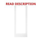 36x80 1-Lite Glass Wood Door Slab