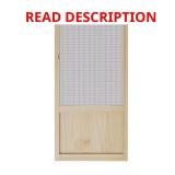 36in Hinged Screen Door   Pine/Gauze