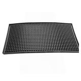 Rubber Bar Mat 6x12in   Black