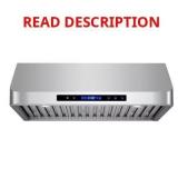 Cosmo COS-QS75 30" Haven Range Hood, 500 CFM