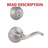 Defiant Naples Satin Nickel Deadbolt Pack