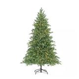 7.5 ft Pre-Lit LED Grand Fir Tree T29