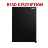 Vissani 2.6 cu ft Mini Refrigerator, Black