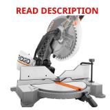 RIDGID 15A 12" Dual Bevel Miter Saw