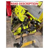 Mixed ryobi tool skid lot
