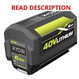 40V 6.0Ah High-Capacity Lithium Battery and charg
