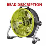 RYOBI 18V Cordless Whisper Series 14" Fan