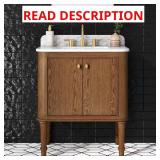 Collette 30-in Bath Vanity with Marble Top