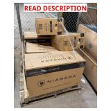 Niagar towlet bowl tanks and bowls skid lot