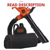 12 Amp Backpack Leaf Blower/Vac/Mulch