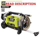 RYOBI 1900 PSI Electric Pressure Washer (Display