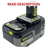 Ryobi P193 6.0Ah 18V Battery + Gauge