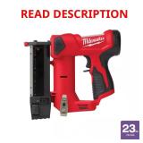 Milwaukee M12 23-Gauge Pin Nailer (Tool-Only)
