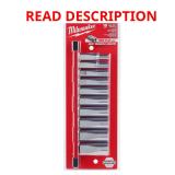 Milwaukee 3/8 in. Drive SAE Deep Well Set 10pc