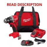 Milwaukee M18 1/2 in Drill/Driver, 2.0Ah Kit