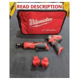 Milwaukee M12 2-Tool Combo (Batteries Only)
