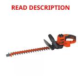 3.8 AMP Corded Electric Hedge Trimmer