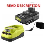Ryobi 18V 2.0Ah Battery & Charger Kit