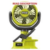 Ryobi RCF18-0 18V Clamp Fan (Tool Only)