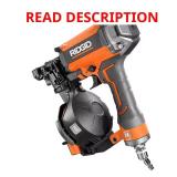 RIDGID Pneumatic 15-Deg Coil Roofing Nailer